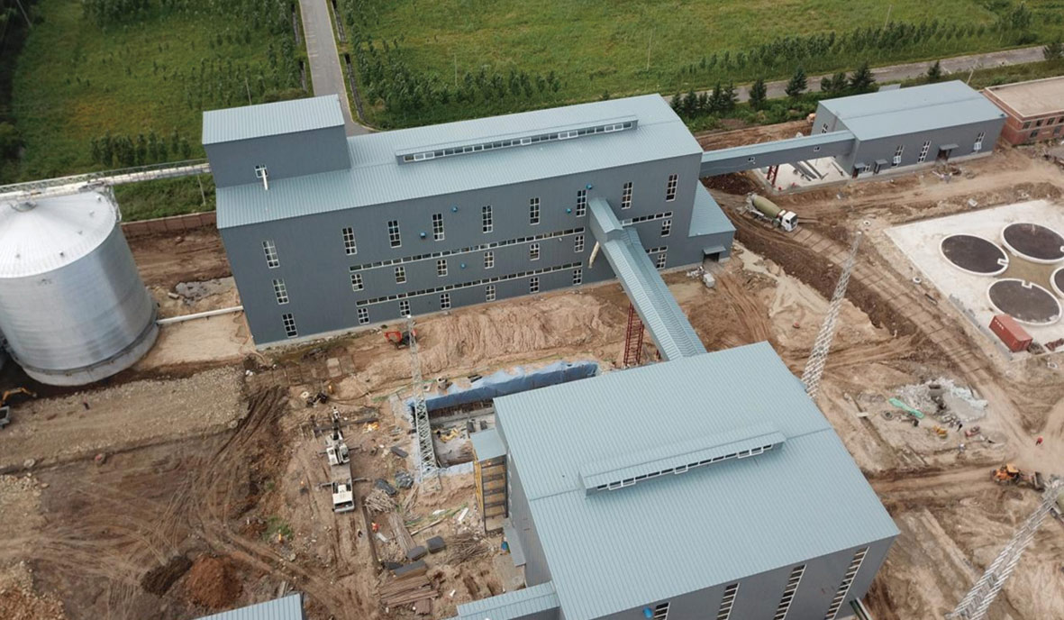 農產品深加工廠房優質工程-黑龍江弘正大豆深加工廠房